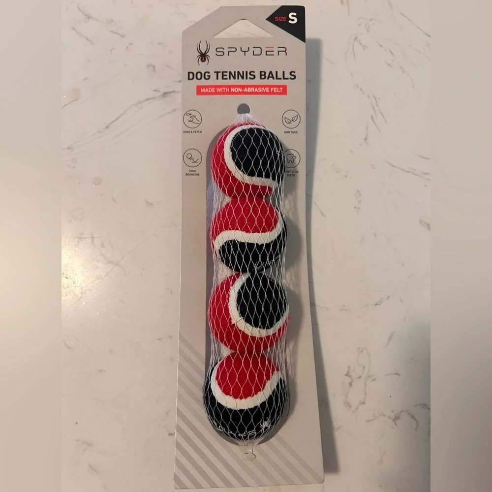 Spyder Dog Tennis Balls - 4 pack -Small
